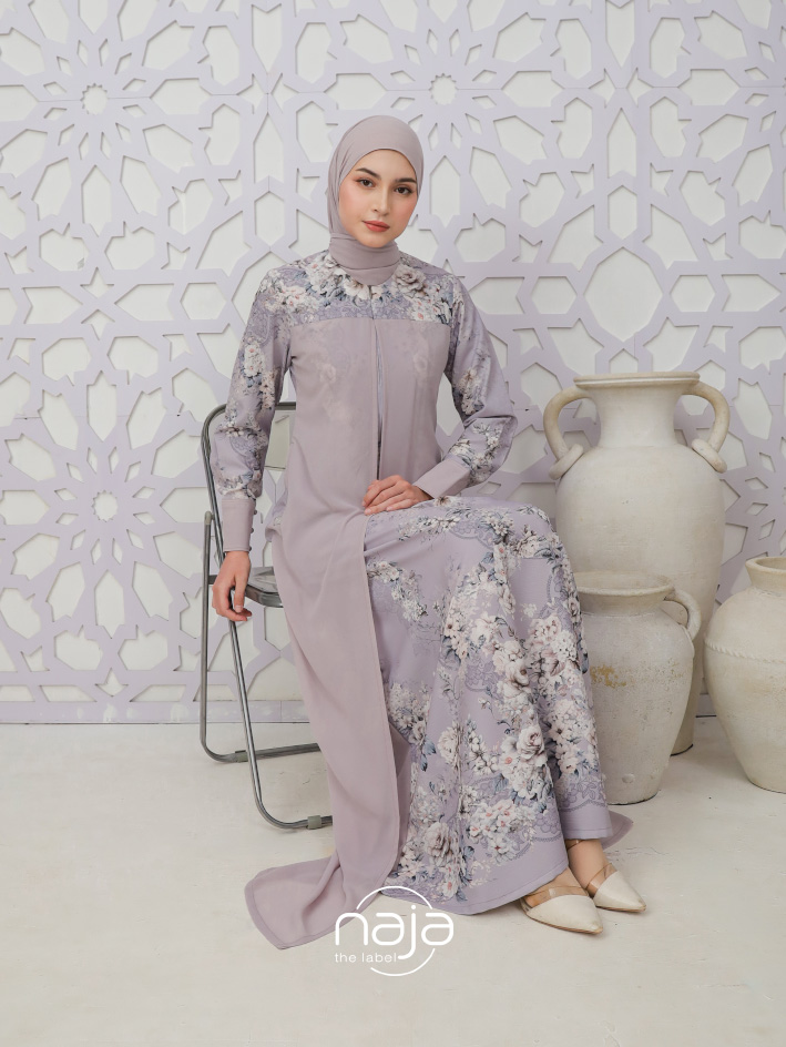 Roselle Dress Lavender Mist - Naja The Label